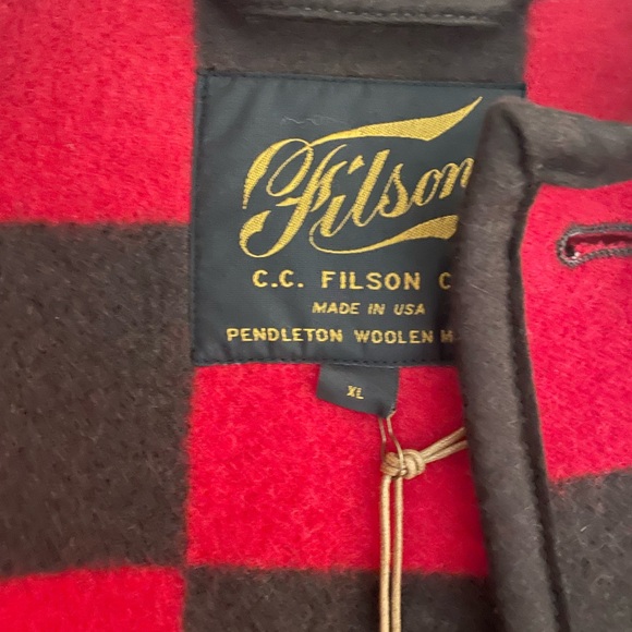 Filson Red and Brown Checkered Robe/Jacket - Picture 2 of 8